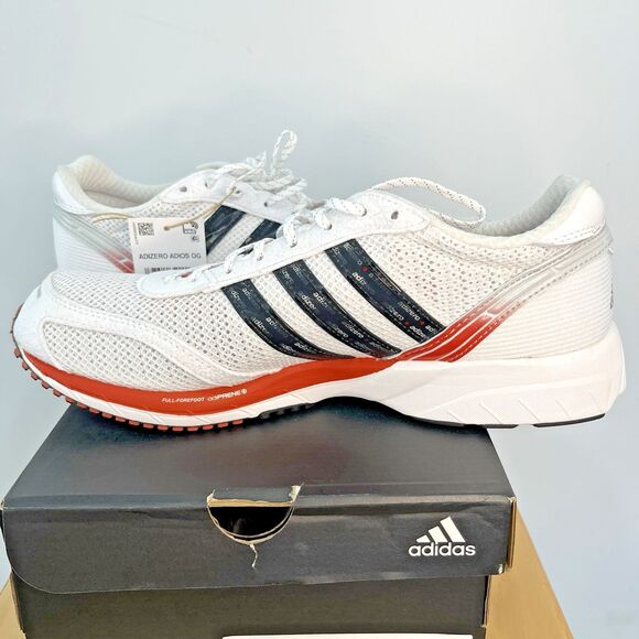 Adidas Adizero Adios OG Cloud White/Preloved Red/Core Black JH9972 Men\'s Size 9 main image 5